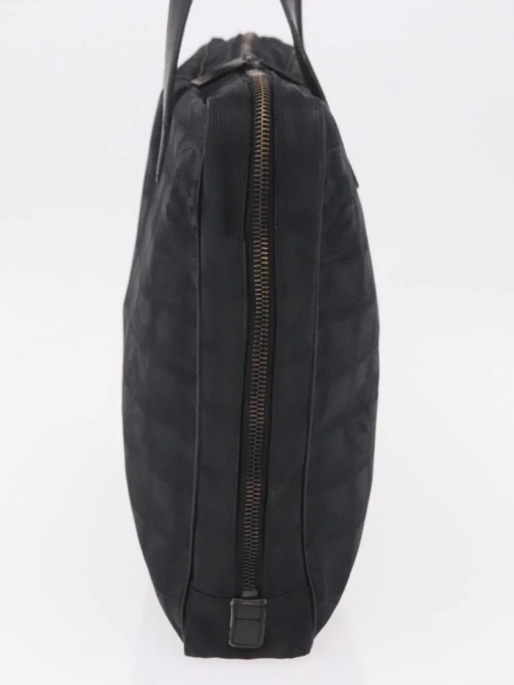CHANEL New Travel Line Hand Bag Nylon Black CC Auth ka5058